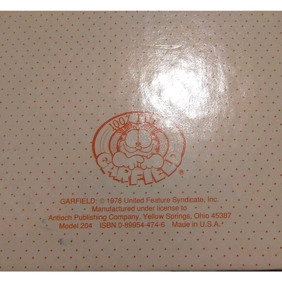 Vintage 1978 Garfield Dear Diary Series Photograph Binder And Autograph Book NOS - Picture 4 of 9